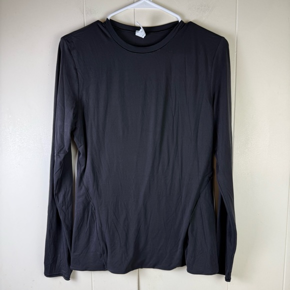 Lululemon Wundermost Ultra-Soft Nulu Crewneck Long-Sleeve Shirt Black - Picture 3 of 8